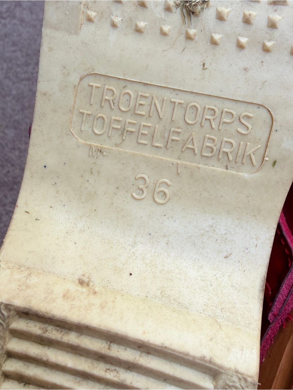Troentorp Swedish Women's Raphael Clog Red Calf Leather Size 36 - Picture 5 of 6